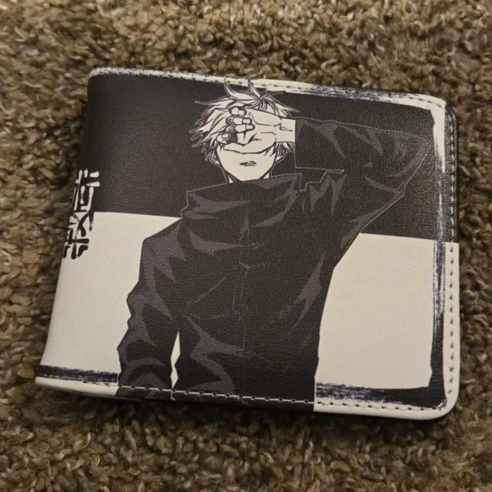 New jujutsu kaisen anime manga leather wallet